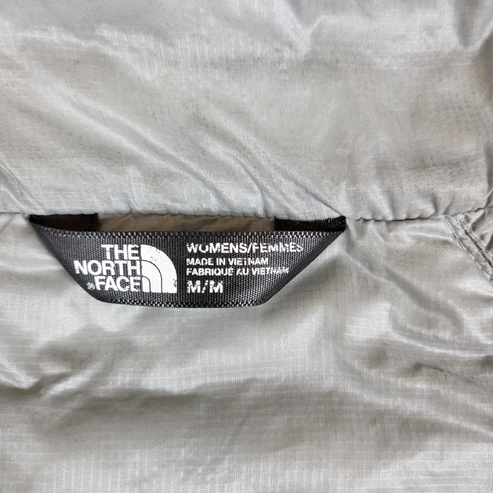 The North Face Thermoball Womens M Medium Insulated Hooded Jacket Gray - Picture 3 of 8
